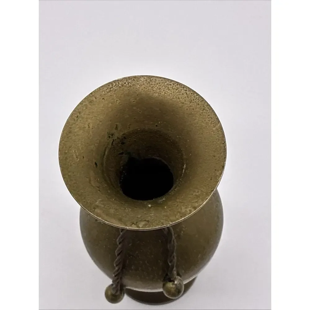 Vintage Messing Vase India Hand Made BRASS